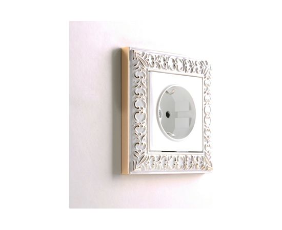 Рамка WERKEL W0011523 на 1 пост белое золото a050934 – изображение 2