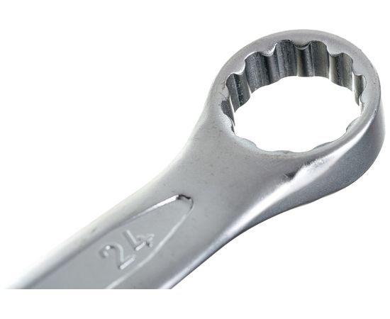 Комбинированный ключ, холодная штамповка 24 мм Cr-V KRAFT KT 700518 – изображение 3
