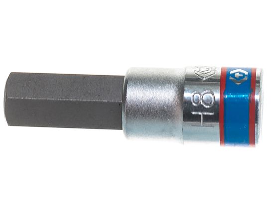 Торцевая насадка (бита) 1/4", HEX, 8мм, 37мм KING TONY 203508 – изображение 3