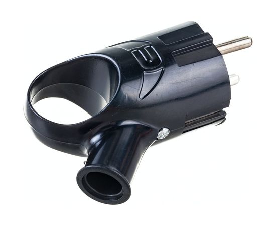 Евровилка с ушком EKF, черная 16А AVK16-30 – изображение 3