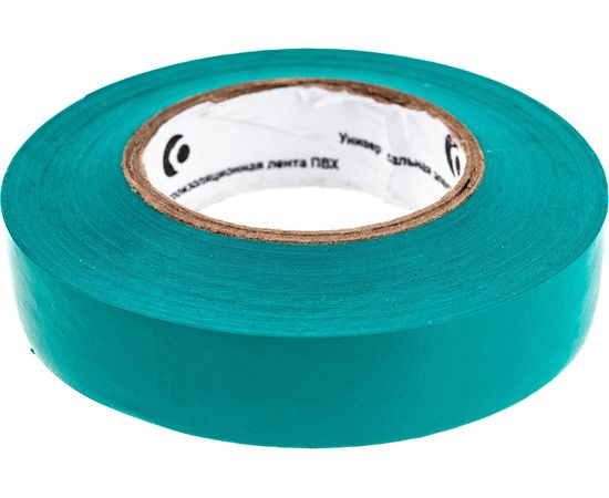 Изоляционная лента на ПВХ основе InLoran 15 мм х 20 м, зеленая ИЗ15-20-4 – изображение 3