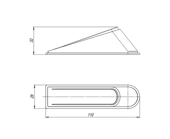 Фиксатор двери AJAX DSF-110 прозрачный 43131 – изображение 3