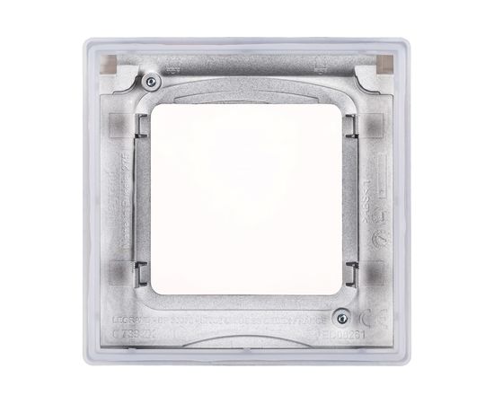 Рамка Legrand с защитной крышкой IP 44 - INSPIRIA - антрацит 673923 – изображение 4