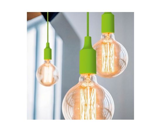 Подвесной светильник Gauss зеленый E27, 1 м PL015 – изображение 4