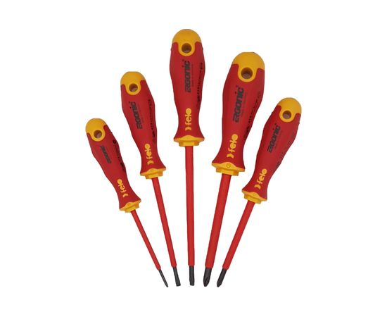 Набор диэлектрических отверток Felo Ergonic с тестером напряжения 6 шт 41396398 – изображение 4