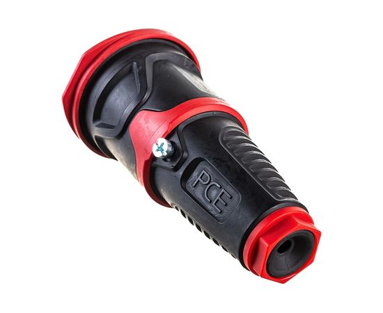Кабельная розетка PCE 16A 220V 2P+E IP54 с крышкой, корпус черный, крышка и маркер красный 2511-sr – изображение 4