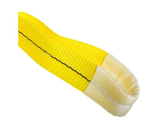 Буксировочный грузовой трос MEGAPOWER 31500 кг, 6 м, ширина 90 мм, петля-петля, в сумке M-78631 – изображение 6