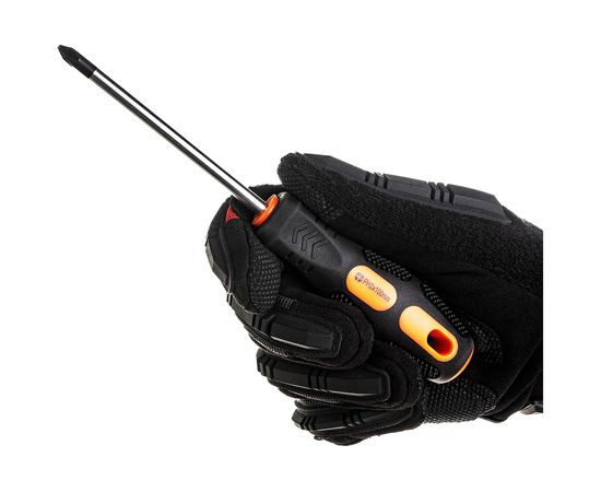 Крестообразная отвертка Park PH2 X100мм двухкомпонентная рукоятка OTV009DK 356009 – изображение 6