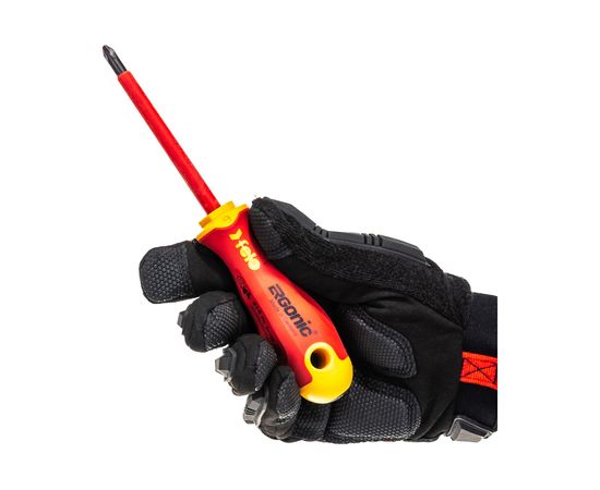 Набор диэлектрических отверток Felo Ergonic с тестером напряжения 6 шт 41396398 – изображение 8