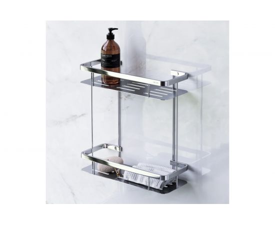 Полка для душа AM.PM Sense L прямая двухъярусная A7453200 – изображение 2