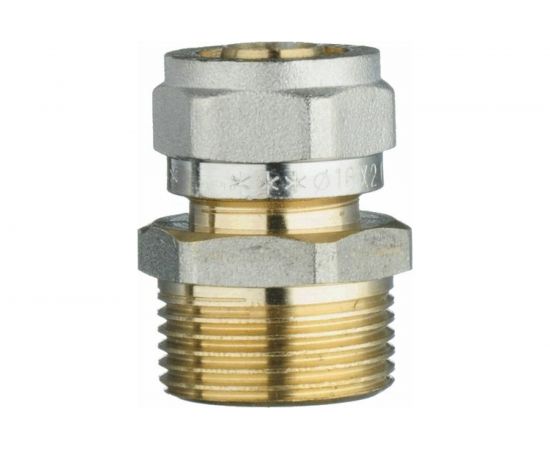 Патрубок Terma 3/4"x16 мм штуцер-цанга TRm 01013 35076 – изображение 2