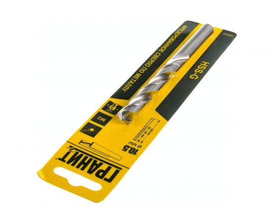 Сверло по металлу HSS-G (10.5х133/87 мм) ГРАНИТ 165035 – изображение 2