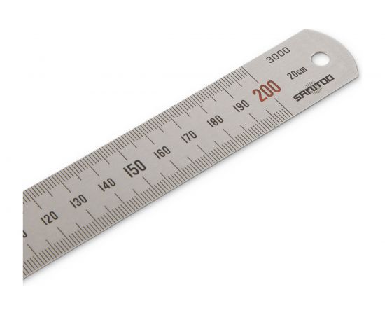 Линейка Sanitoo металлическая, 20 см 3000 – изображение 3