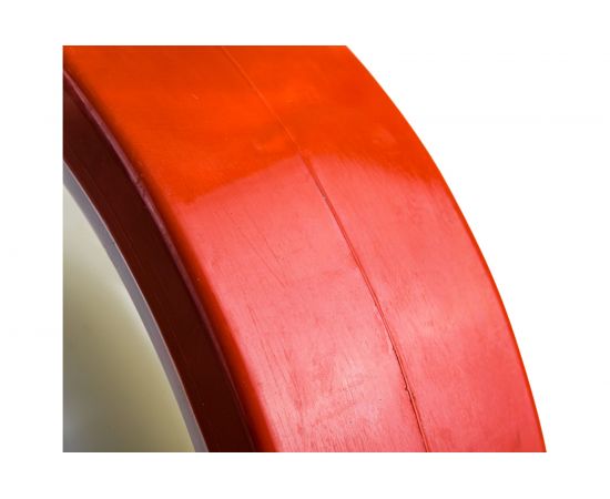 Колесо сверхмощное полиуретановое поворотное с тормозом 200 мм MFK-TORG ED01 ZBP 200 F – изображение 5