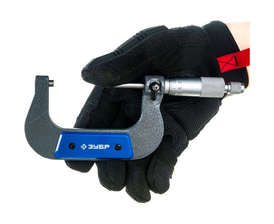 Гладкий механический микрометр ЗУБР ЭКСПЕРТ 34480-75_z01 – изображение 6