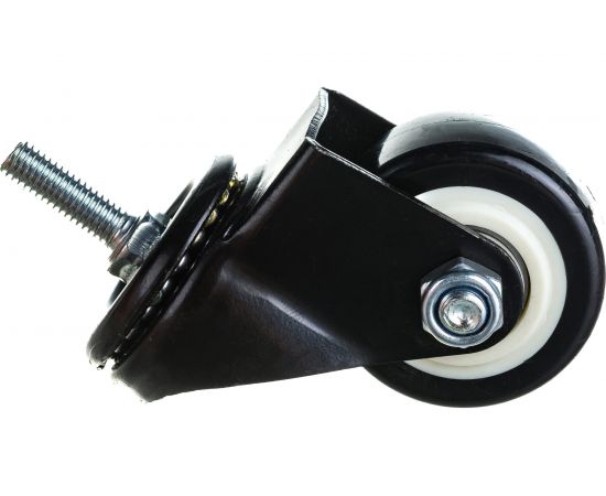 Колесо черная резина болтовое крепление М10 63 мм MFK-TORG 4062063 М10 