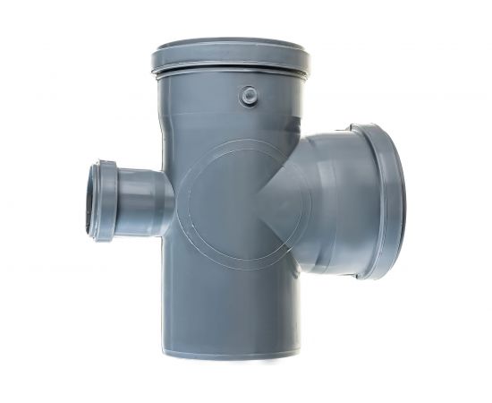 Крестовина одноплоскостная для канализации Flextron 110x110x50/87 градусов SVK-K11266 