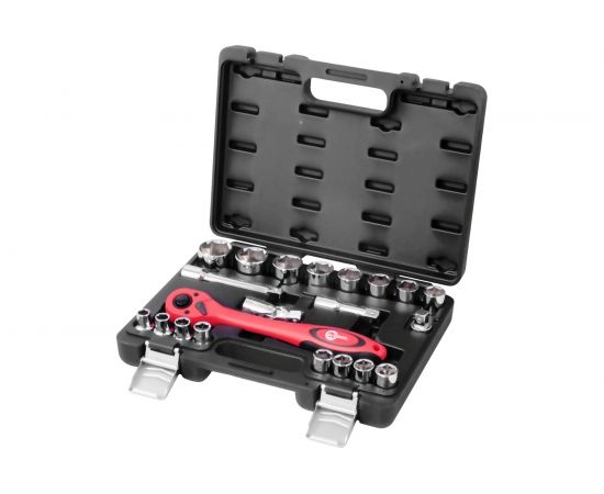 Профессиональный набор инструментов INTERTOOL 21 шт., 1/2, Cr-V ET-6021 