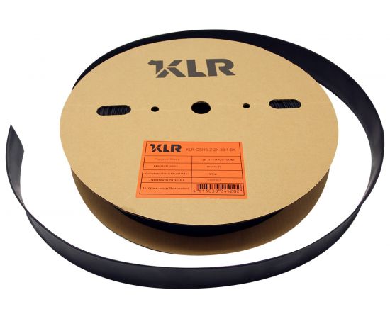 Термоусадочная трубка KLR KLR-GSHS-Z-2X-38.1-BK 38.1/19.1мм/Коэффициент усадки: 2:1/Цвет: Чёрный 5300381 