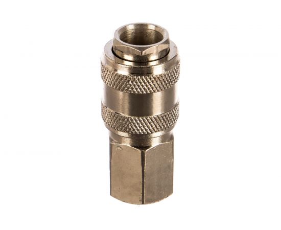 Быстроразъем пневматический с клапаном - внутренняя резьба 1/4" ЭВРИКА ER-SE1-2SF 