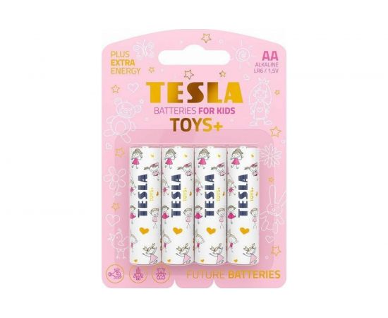 Батарейки Tesla AA TOYS+ GIRL 4 шт. 8594183397764 