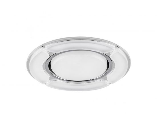 Встраиваемый светильник FERON 20LED, 2835SMD 4000K, 15W GX53, без лампы, белый матовый, хром, CD4039 40506 