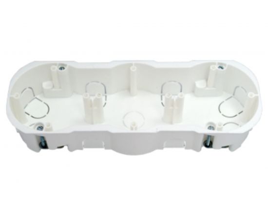 Коробка Bylectrica для 3-х местной рамочно-узловой сборки гипсокартон 226х76х45,5 мм, К-220 