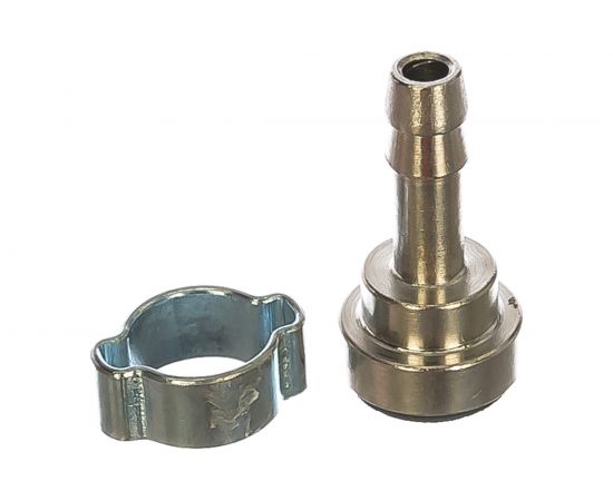 Переходник байонет на елочку 6 мм с обжимным кольцом 6x11 мм FUBAG 180400 