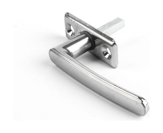 Поворотная оконная ручка Трибатрон РО-2 полимер, хром 4069 