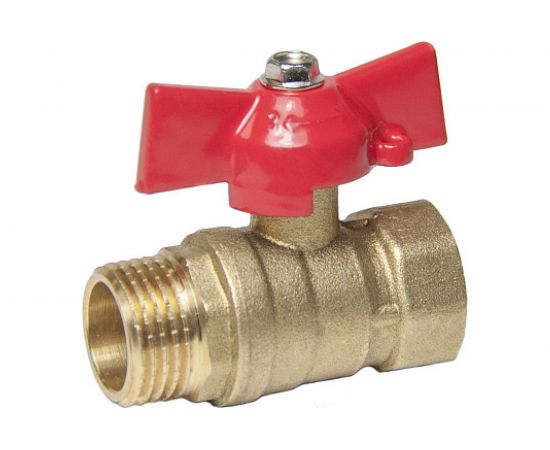 Шаровой кран для воды ОПТИМА 3/4" г/ш бабочка SOFMB034 