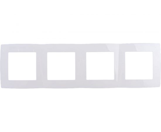 Рамка ЭРА 12-5004-01 на 4 поста, белый Б0014771 