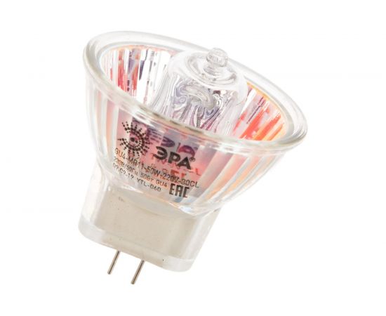 Галогенная лампа ЭРА GU4-MR11-50W-220V-30 CL, софитная, 50 Вт, нейтральный, GU4 Б0044095 – изображение 2