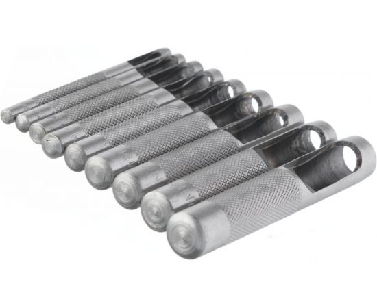 Набор просечек INTERTOOL 9 единиц, 3-12 мм HT-0239 – изображение 2