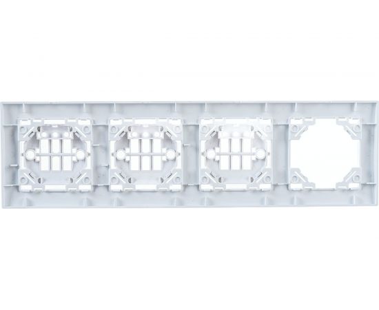 Горизонтальная рамка EKF Минск, 4-местная, белая ERM-G-304-10 – изображение 2