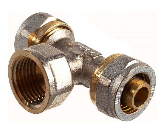 Тройник Terma 16x1/2x16 ц/г/ц 35603 – изображение 2