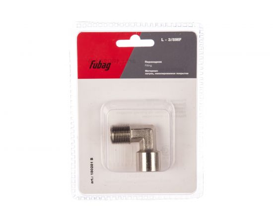 Переходник L-образный (3/8""MF; блистер) FUBAG 180281 B – изображение 2