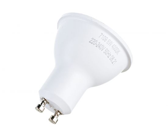 Светодиодная лампа VOLTEGA Софит линзованный GU10 4000К 6W диммируемый 7109 – изображение 2