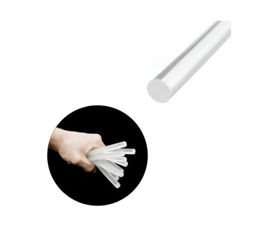 Комплект клеевых стержней прозрачных (1 кг; 11.2х200 мм) INTERTOOL RT-1015 – изображение 2