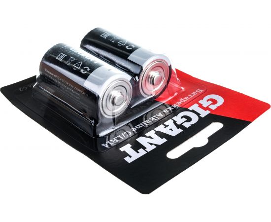 Батарейка Gigant Alkaline C/LR14 блистер 2 шт. GBA-С-2 – изображение 3
