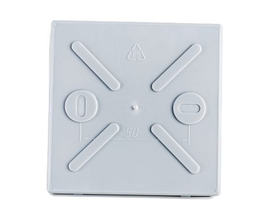 Коробка IEK, распределительная, ОП 85x85x40 мм, IP44, KM41235, 6 кабельных вводов, ИЭК, UKO11-085-085-040-K41-44 – изображение 3