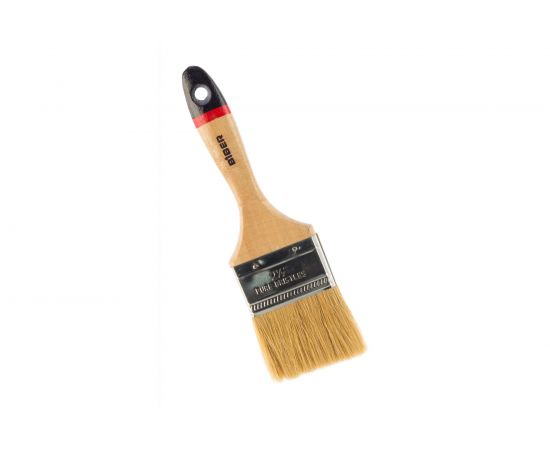 Кисть Суприм (флейцевая, натуральная щетина, деревянная рукоятка) 63мм Biber 31135 тов-002019 – изображение 3