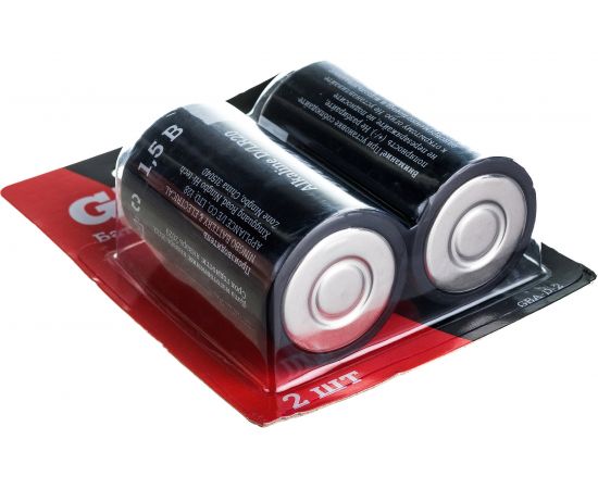 Батарейка Gigant Alkaline D/LR20 блистер 2 шт. GBA-D-2 – изображение 3