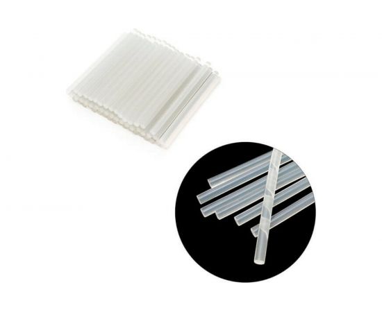 Комплект клеевых стержней прозрачных (1 кг; 11.2х200 мм) INTERTOOL RT-1015 – изображение 3
