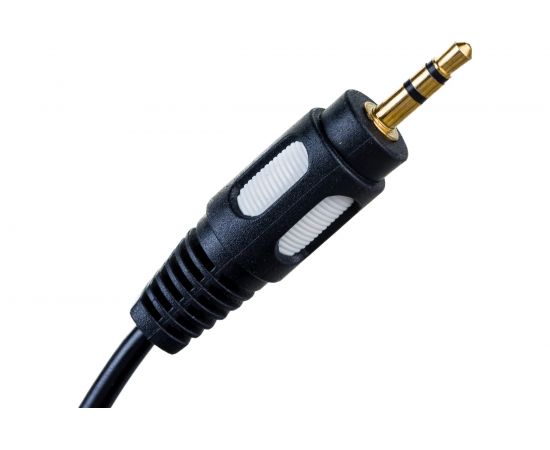 Шнур REXANT стерео 3,5 мм гнездо - стерео 3,5 мм штекер, длина 5 метров 17-4016 – изображение 4