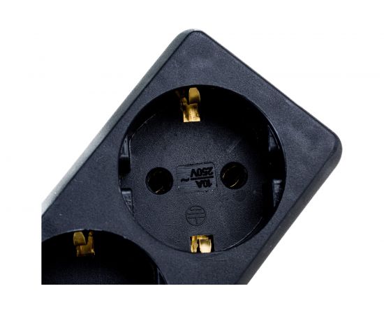 Удлинитель ExeGate ECE-4-1.8B 4 евророзетки с заземлением, 1.8м, черный 285810 – изображение 4