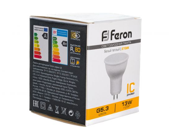 Светодиодная лампа FERON LB-960 MR16 G5.3 13W 2700K 38188 – изображение 7