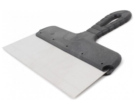 Фасадный шпатель ZOLDER 250 мм, полированная нержавеющая сталь, ручка пластик А1062-250 