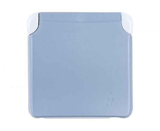 Механизм розетки Legrand 1-м СП Plexo с защитной крышкой IP55 серый Leg 069571 153362 