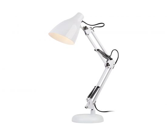 Настольный светильник ЭРА N-123-Е27-40W-WW белый, 12/96 Б0047196 