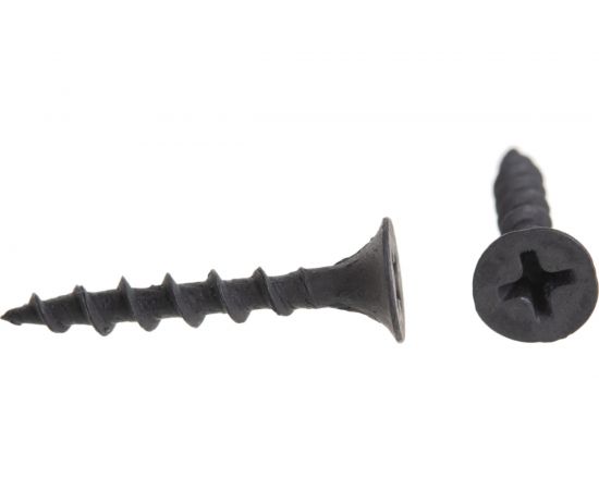 Саморез VIPкрепеж черный 3,5х25 к 40104 VIPL 